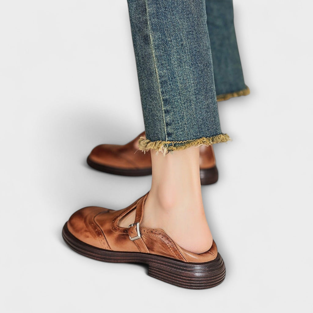 Janine | Sandalias Efecto Piel