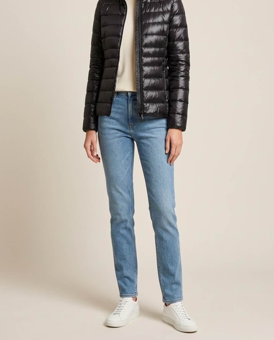 Anorak Ligero de Plumón - Negro