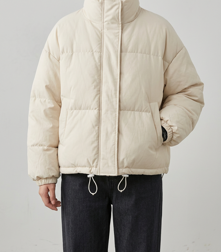 Anorak Corto de Algodón — Estilo Casual Grueso