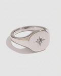 Anillo de Sello Estrella Polar - foto de estudio