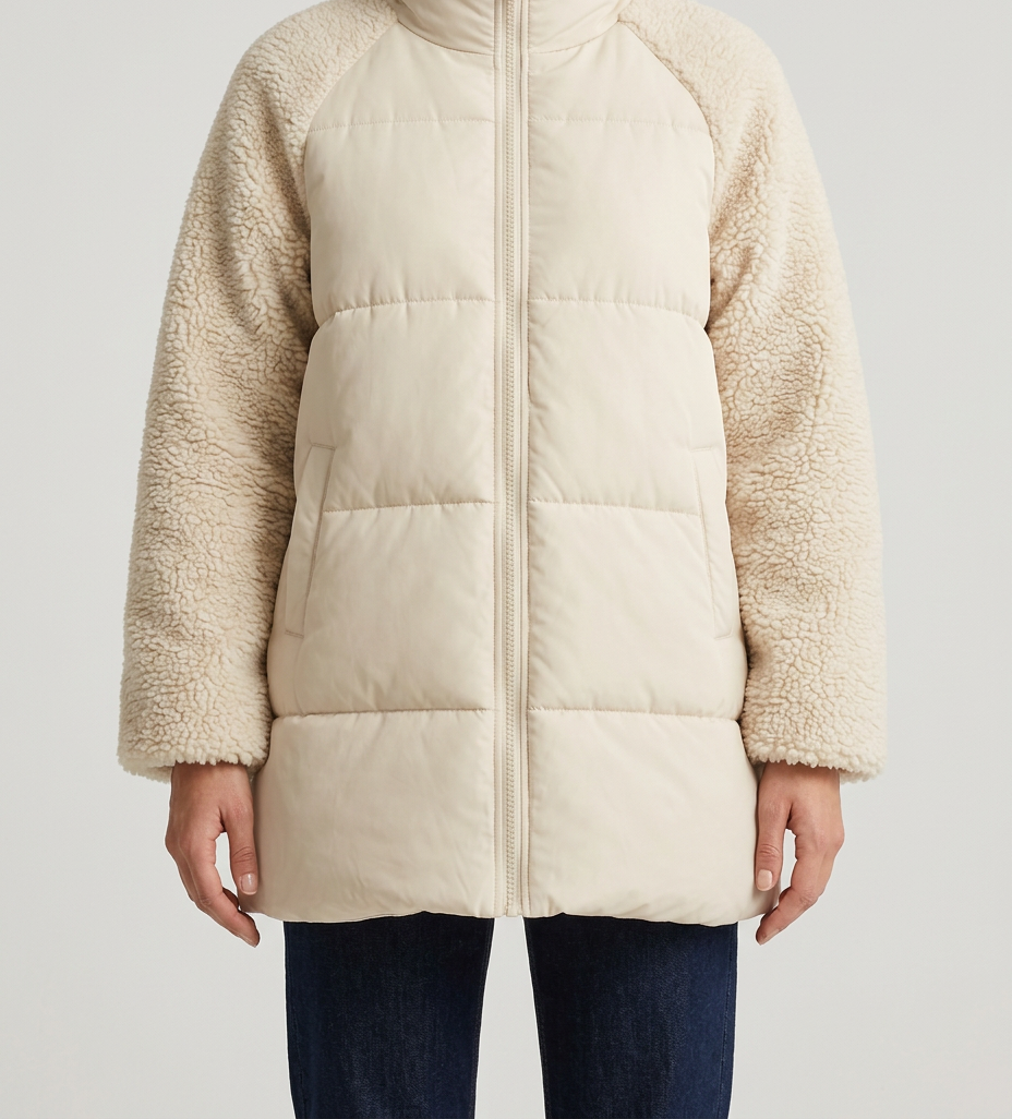 Parka Teddy Bear Japonesa — Pelo de Borrego con Capucha