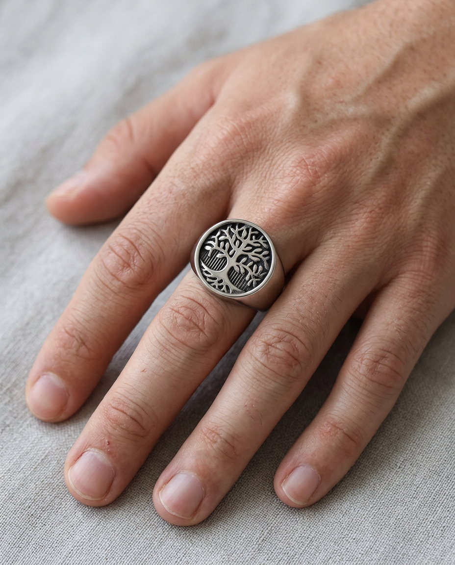 Anillo Retro Árbol de la Vida - puesto