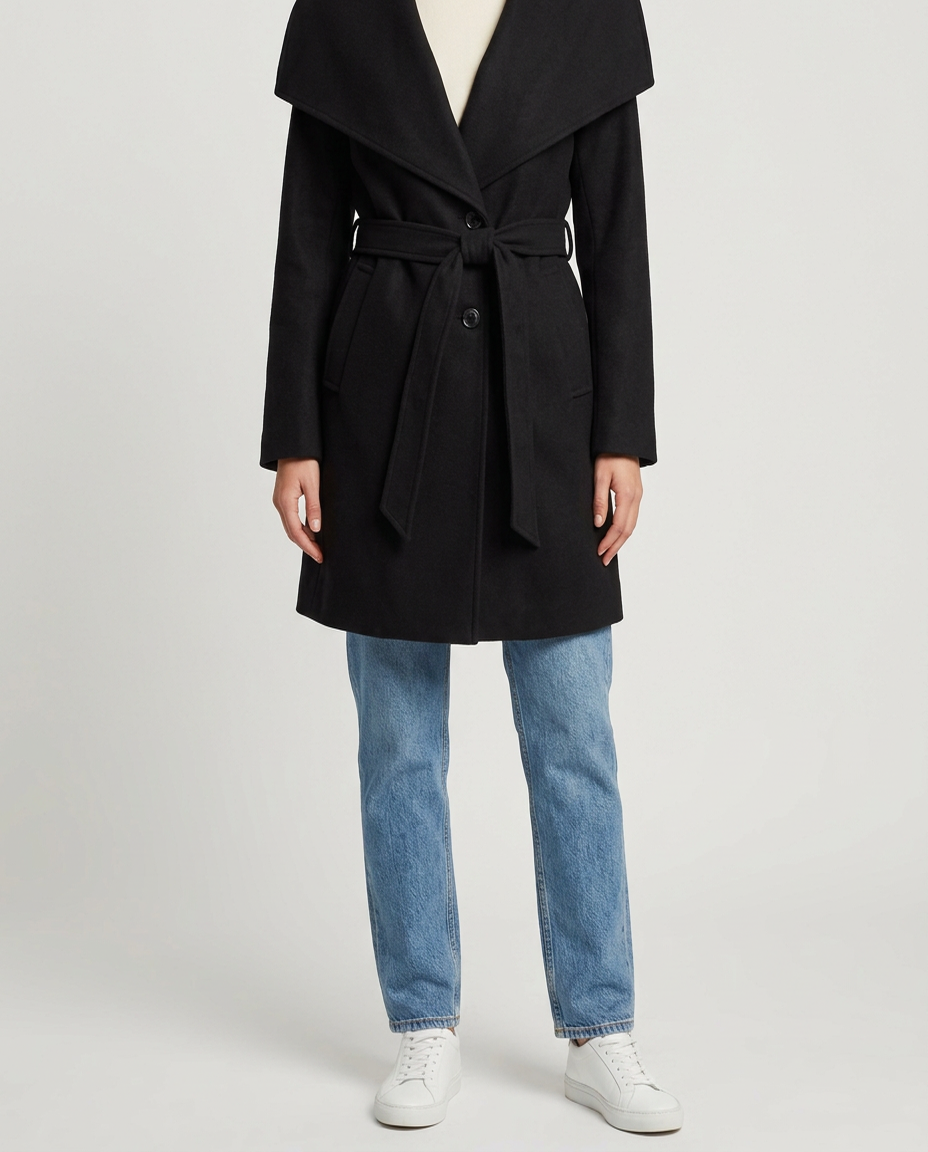 Trench con Cordones — Chaqueta Casual
