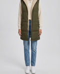 Chaqueta Acolchada con Capucha y Bolsillos