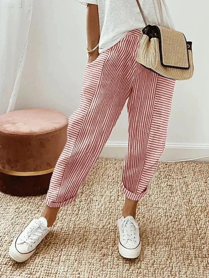 AMYNELLE – PANTALONES LIGEROS FAVORECEDORES