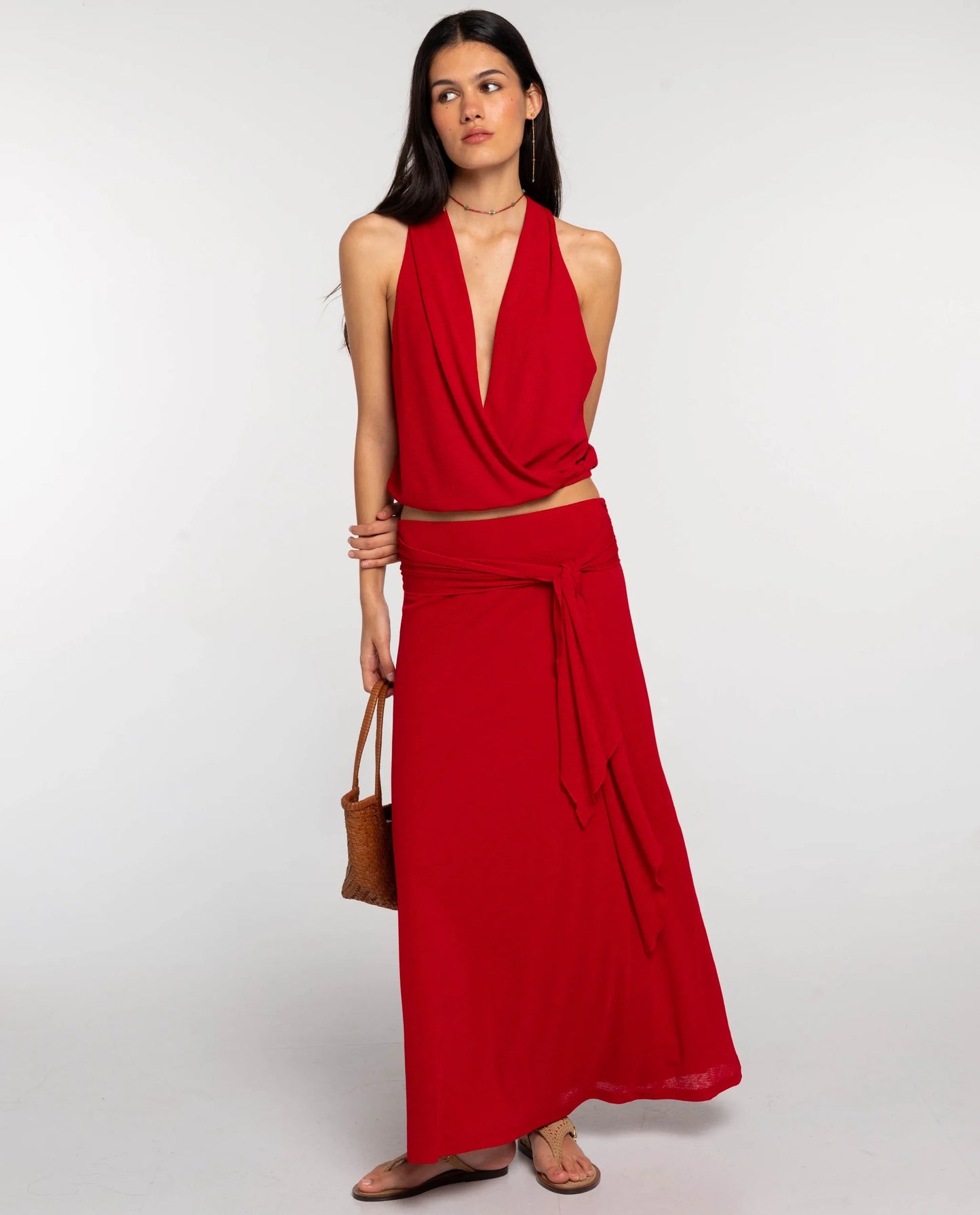 TOP MARETTA · ROJO
